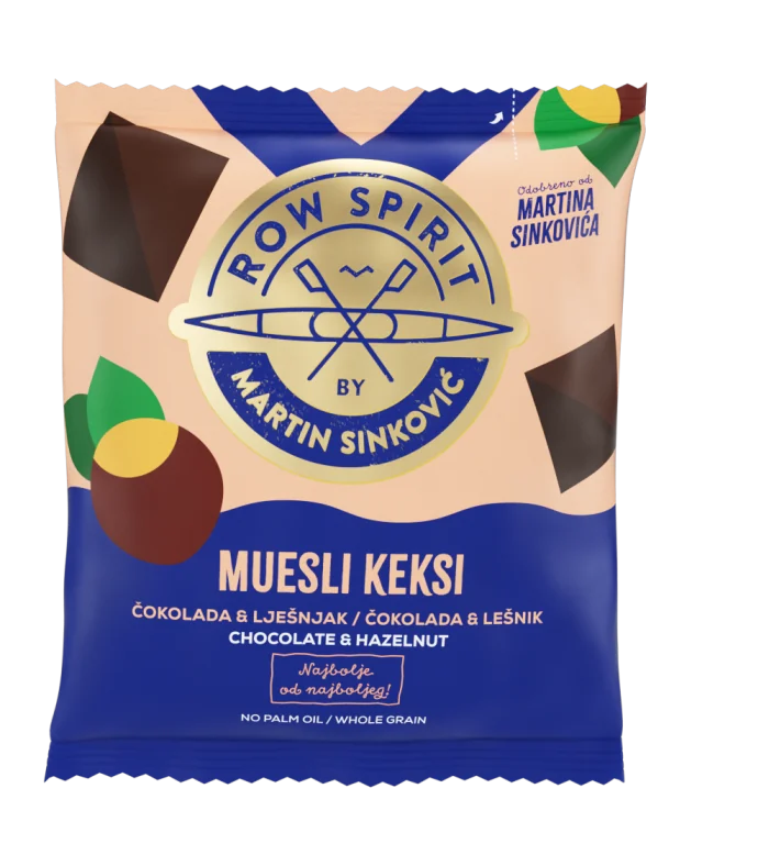 Muesli srca — Lješnjak & čokolada