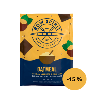 Zobena kaša s kvinojom, lješnjacima i čokoladom