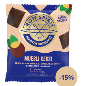 Muesli keksi sa lješnjakom i čokoladom 50g